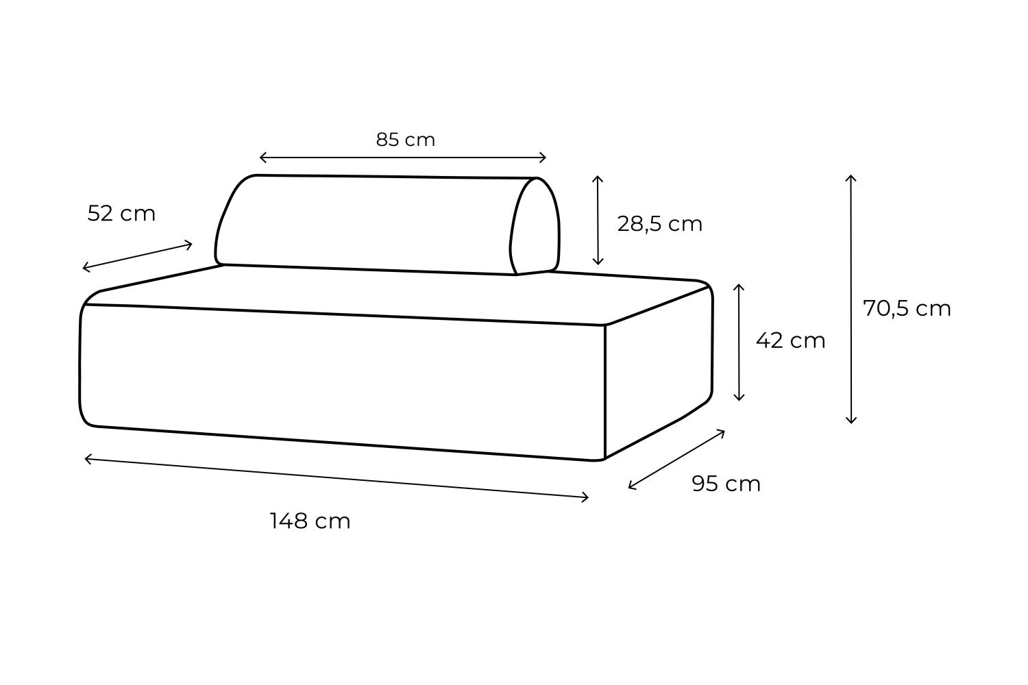 colmol-d-coration-canap-2-places-rayures-bleues image 7