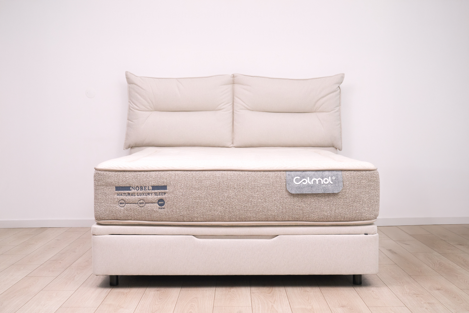 colmol-t-te-de-lit-quadrato-160x120-cm-beige image 1