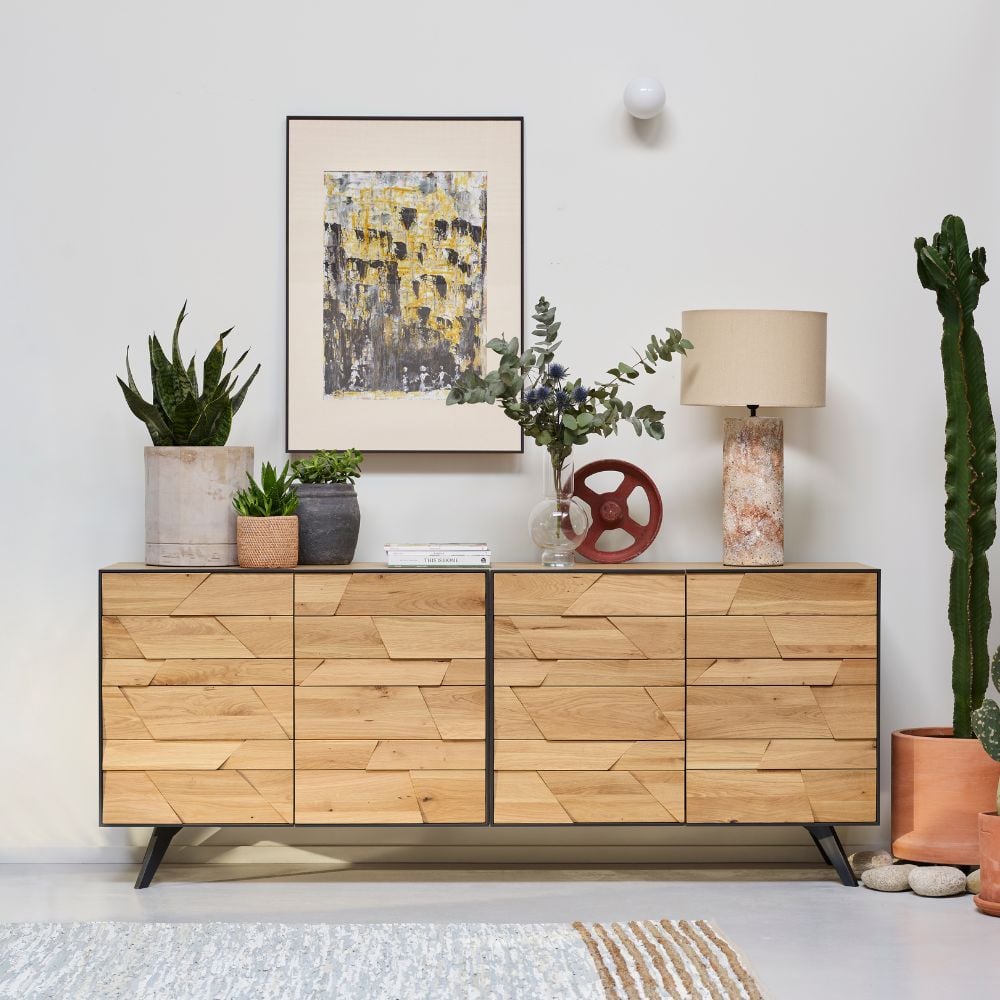 hemisphere-sud-chrystene-buffet-4-portes-rangement-salon image 1