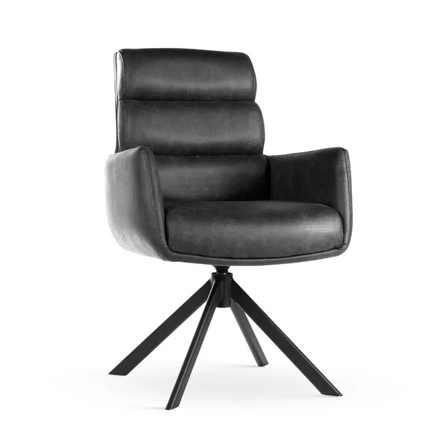 atreve-cipher-chaise-pivotante-anthracite-bull67 image 1