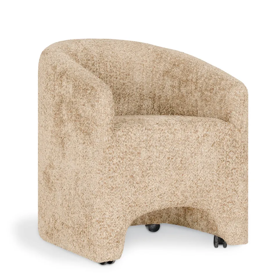 atreve-lavea-wheels-chaise-roulettes-tissu-pivotante image 1