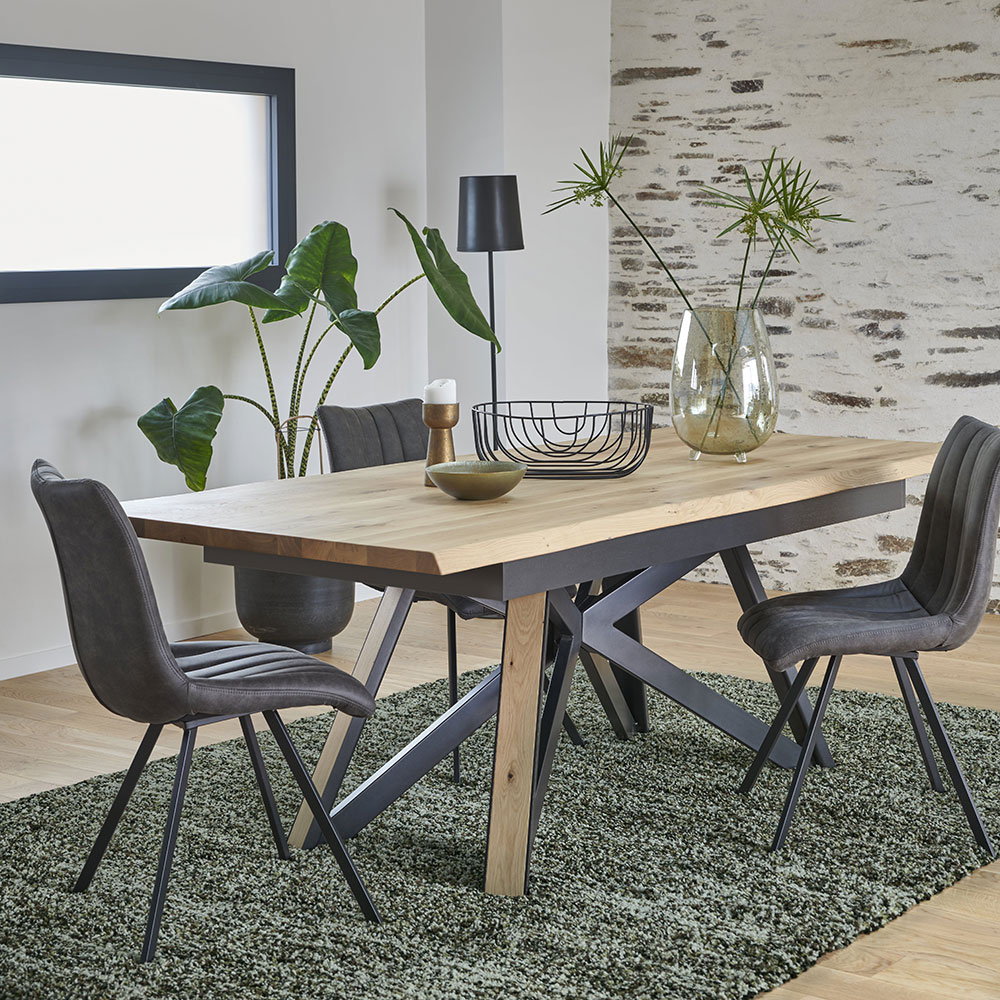 hemisphere-sud-tulsa-table-manger-extensible-bois-m-tal image 2